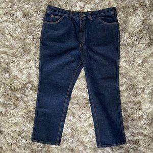 DAKOTA men blue denim work jeans pants. Size 42*28. W42. NWOT.